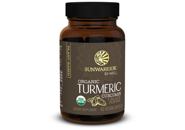 Be•Well Organic Turmeric Capsules From Sunwarrior