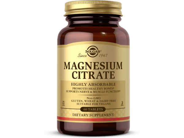 Magnesium Citrate Tablets, SOLGAR