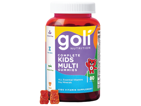 Goli Kids Multivitamin Gummy - 80 Count - All 13 Essential Vitamins & Key Minerals - Kosher, Gluten-Free, Vegan, and Non-GMO.